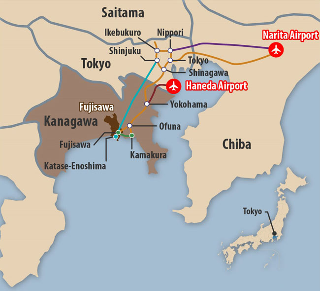 Fujisawa Location Map
