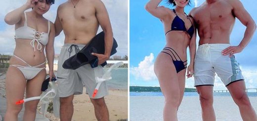 Choáng với thân hình đẹp như tạc của cặp vợ chồng Nhật cùng nhau giảm cân