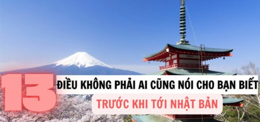 13 điều không phải ai cũng nói cho bạn biết trước khi tới Nhật