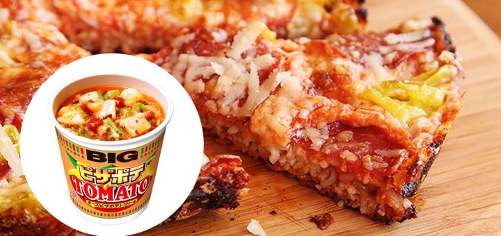 เชิญชิมบะหมี่ถ้วยรสชาติใหม่ Pizza Ramen Cup Noodle ไอเท็มแปลกใหม่จากญี่ปุ่น