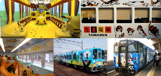 มารู้จักกับ 5 ขบวนรถไฟที่มาพร้อมกับการตกแต่งด้วยคาแรคเตอร์สุดน่ารักในประเทศญี่ปุ่น